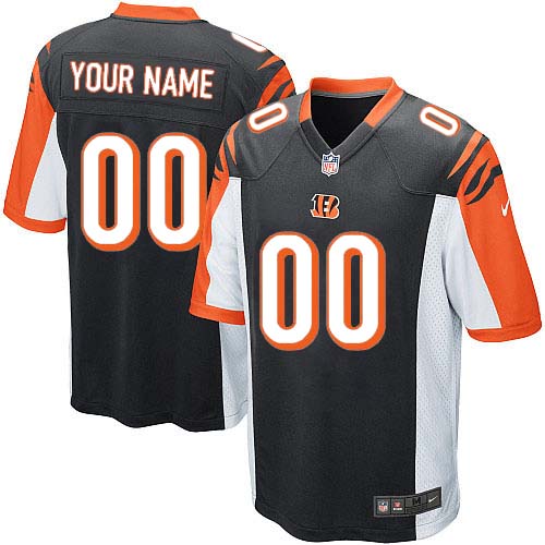 Nike Cincinnati Bengals Customized Black Stitched Youth NFL Jersey